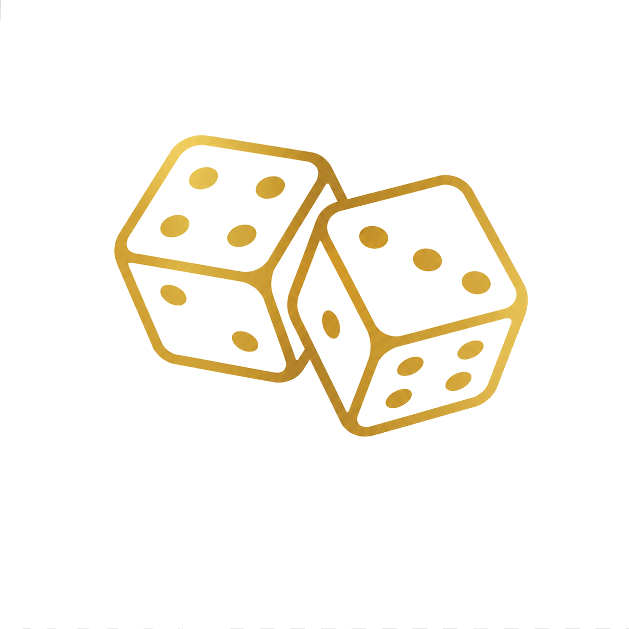 Pair-a-Dice Ventures gold dice logo
